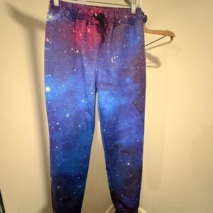Galaxy Print Kids Joggers